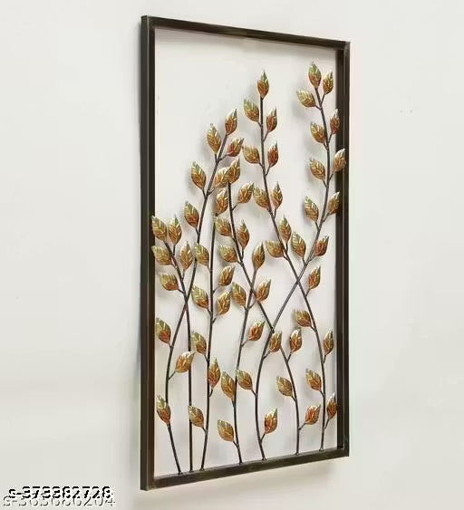 Metal Wall Art Modern Wall Hanging for Bedroom & Home