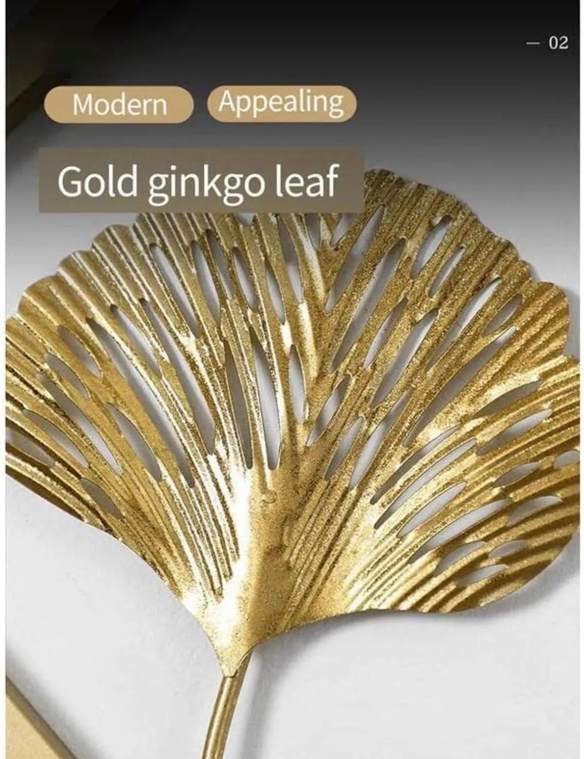 Metal Wall Art Modern Wall Hanging for Bedroom & Home (W-BARFI)