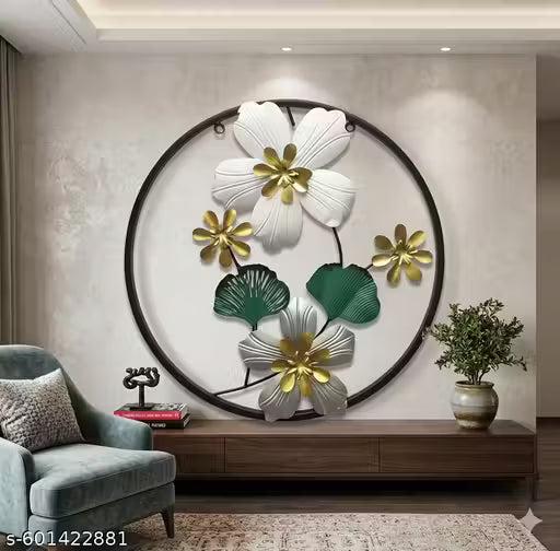 Metal Wall Art Modern Wall Hanging for Bedroom & Home