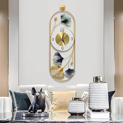 Gold Color Metal Wall Decor Leaf Wall Hanging Decoration,