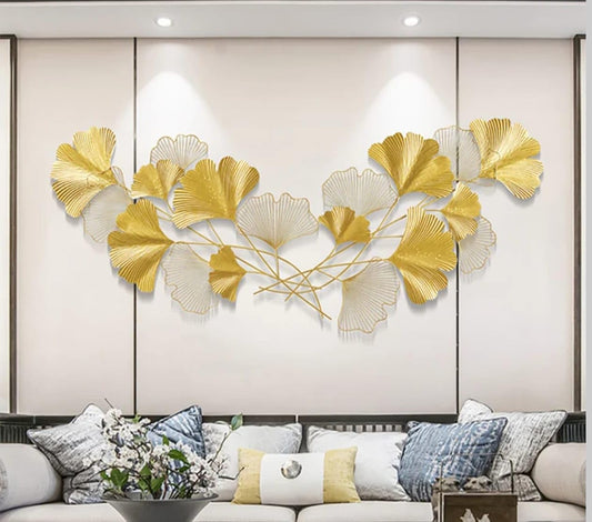 Metal Wall Art Modern Wall Hanging for Bedroom & Home