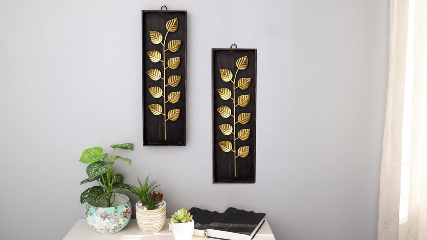 Metal Wall Art Modern Wall Hanging for Bedroom & Home