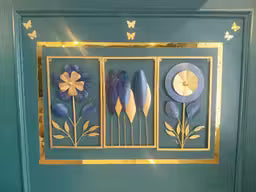 Metal Wall Art Modern Wall Hanging for Bedroom & Home