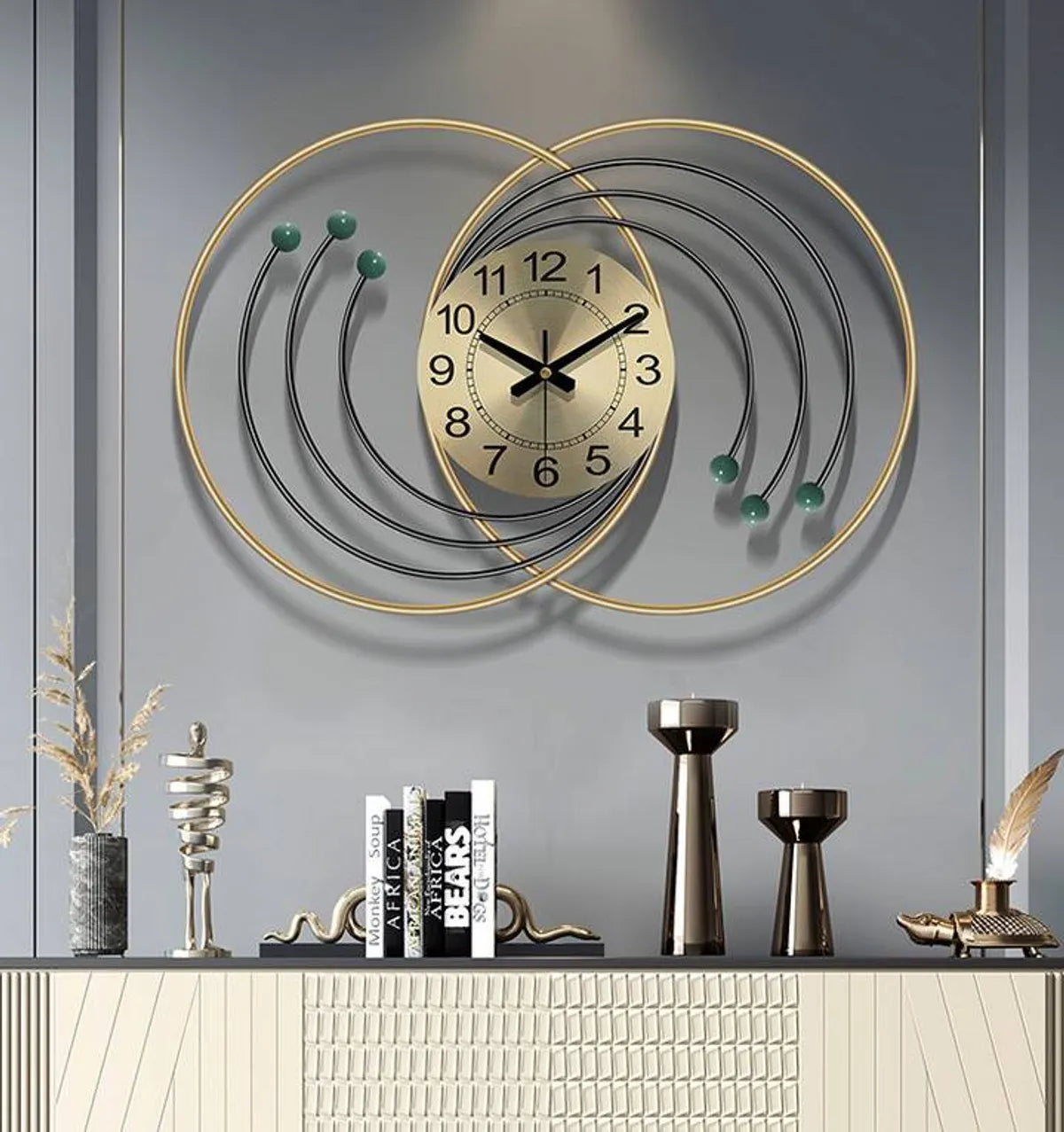 Metal Wall Art Modern Wall Hanging for Bedroom (W-DC)