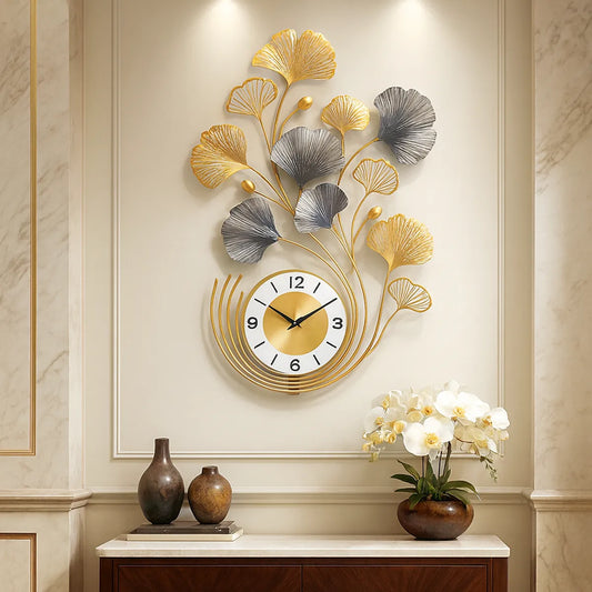 Metal Wall Art Modern Wall Hanging for Bedroom & Home (W-Plant)