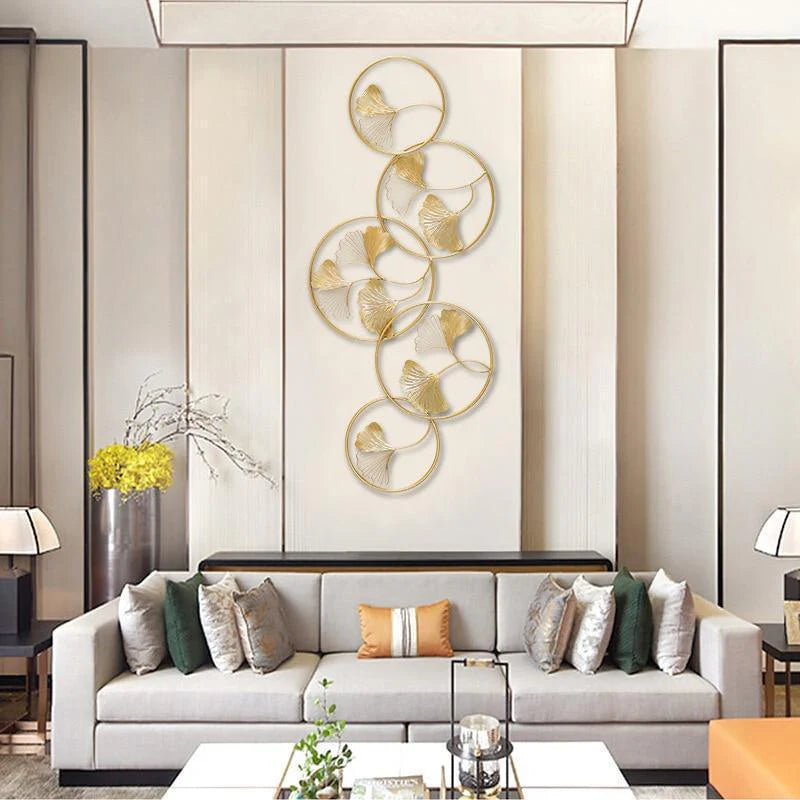 Metal Wall Art Modern Wall Hanging for Bedroom & Home (W-C5)