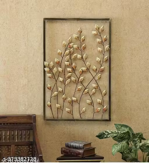 Metal Wall Art Modern Wall Hanging for Bedroom & Home