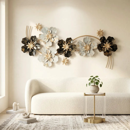 Metal Wall Art Modern Wall Hanging for Bedroom & Home (W-USF)
